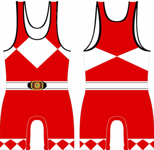 Power Rangers Dark Color Singlets Darkhorse Athletic Apparel