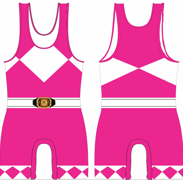 Power Rangers Light Color Singlets Darkhorse Athletic Apparel