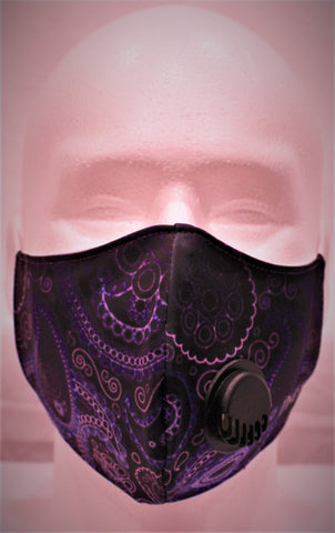 DKHS Midnight Paisley Face Mask