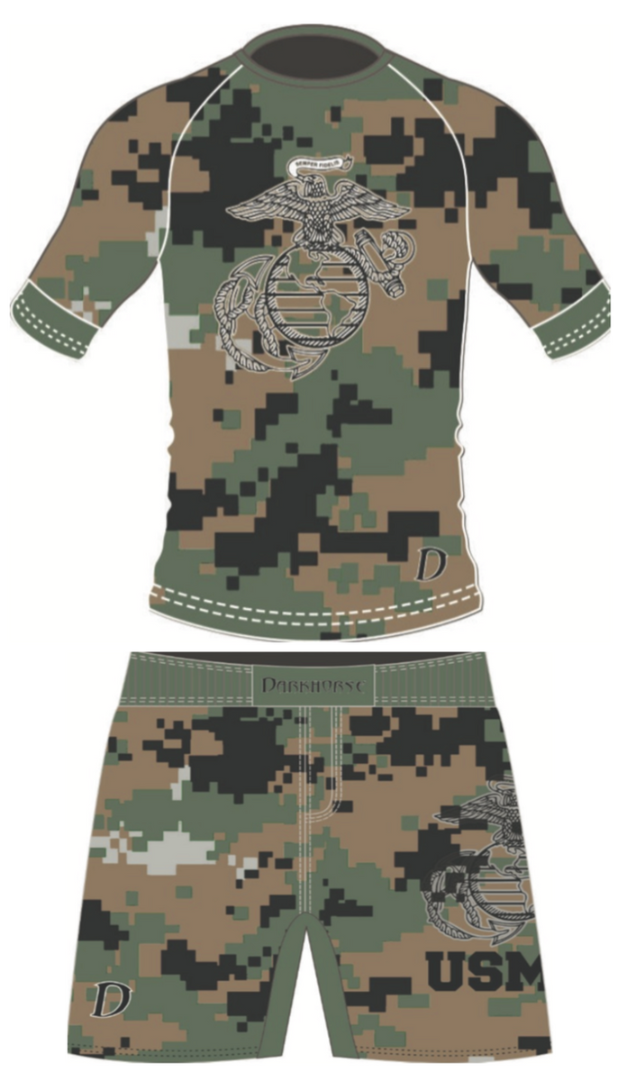 USMC Fire Team Two-Piece Fight Set – Darkhorse Athletic Apparel